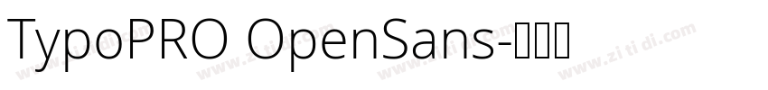 TypoPRO OpenSans字体转换